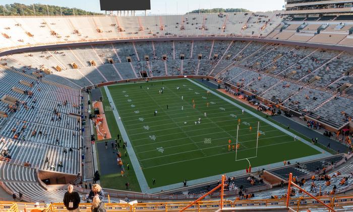 Neyland Stadium - Section Zz 11 Seat View