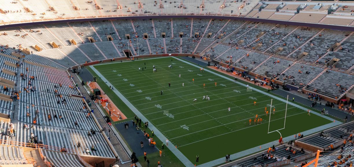 Neyland Stadium - Section Zz 12 Seat View