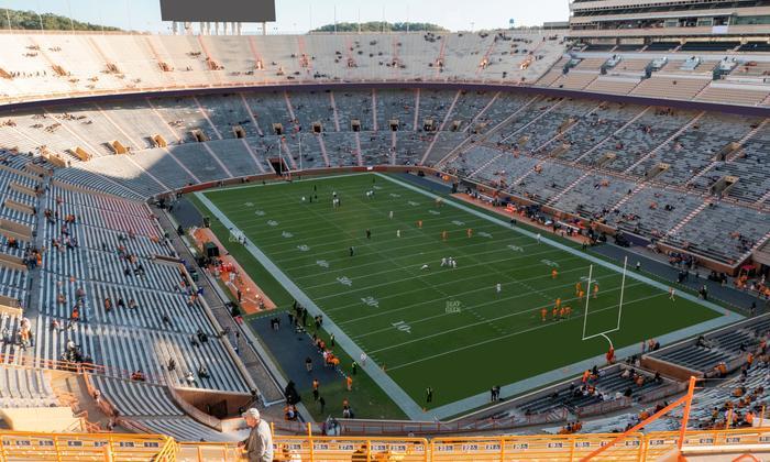 Neyland Stadium - Section Zz 12 Seat View