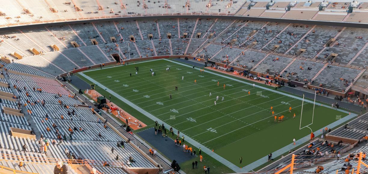 Neyland Stadium - Section Zz 13 Seat View