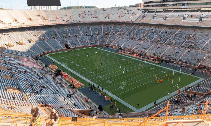 Neyland Stadium - Section Zz 13 Seat View