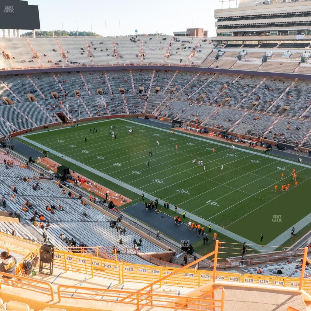 Neyland Stadium - Section Zz 14 Seat View