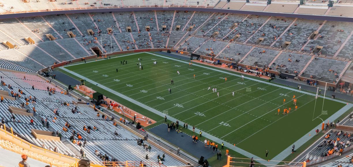 Neyland Stadium - Section Zz 14 Seat View