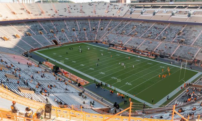 Neyland Stadium - Section Zz 14 Seat View