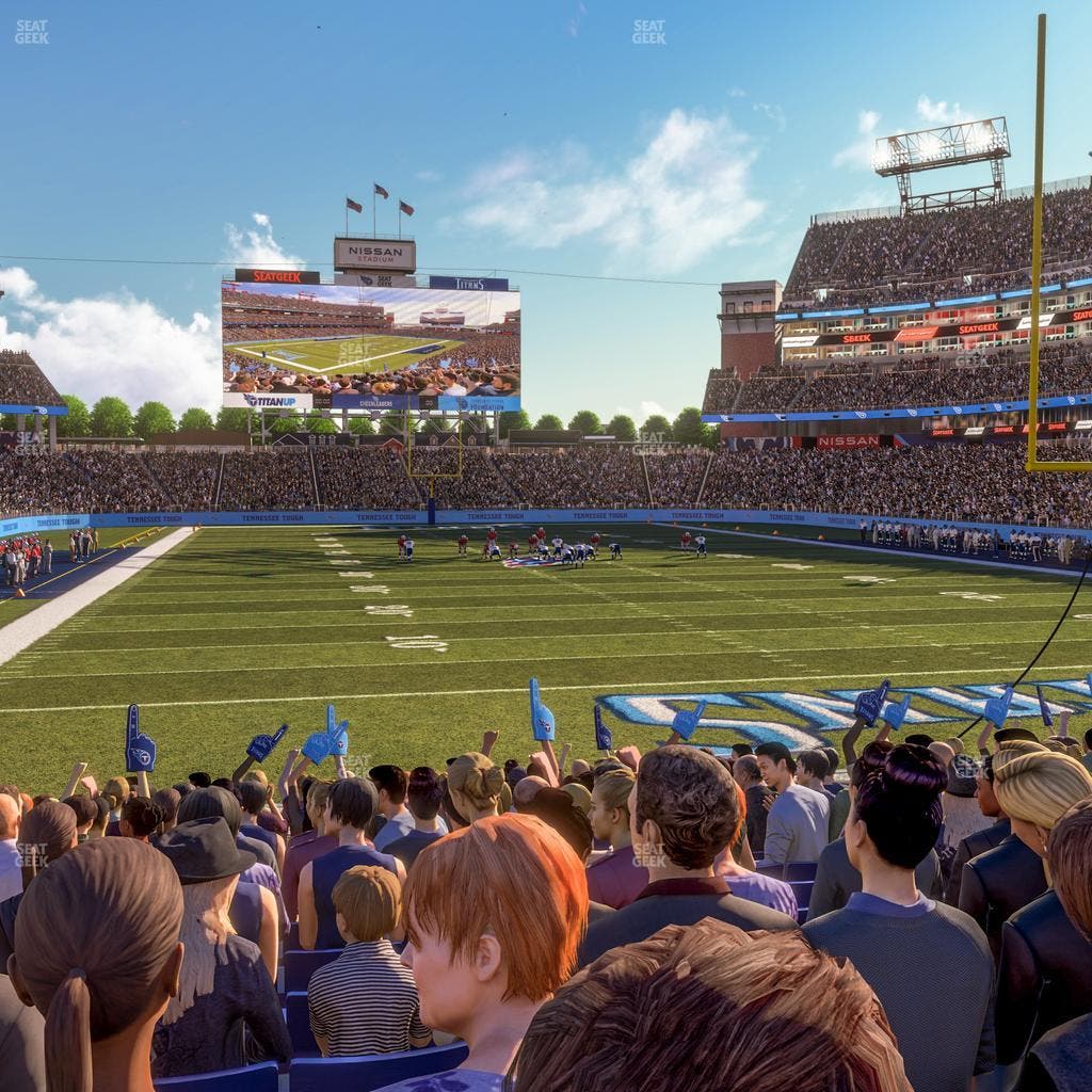 Nissan Stadium - Section 102 Seat View