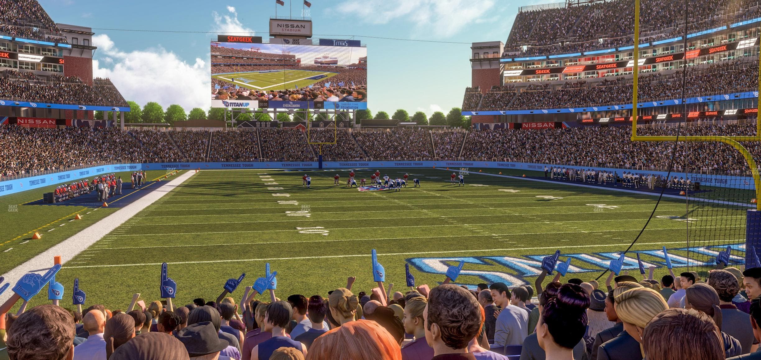 Nissan Stadium - Section 102 Seat View