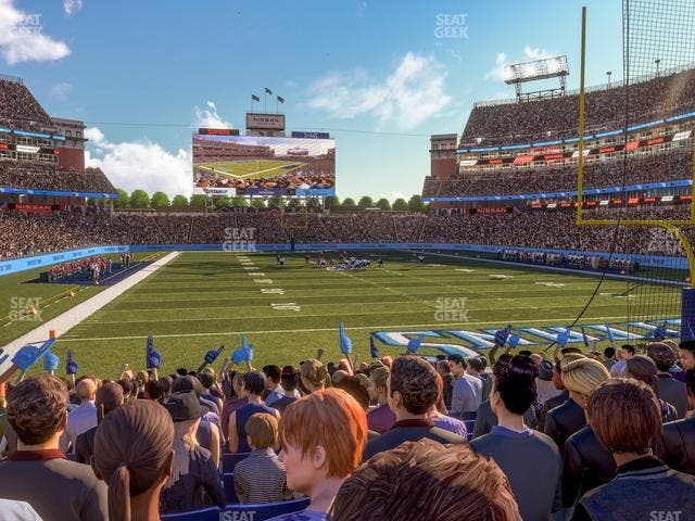 Nissan Stadium - Section 102 Seat View