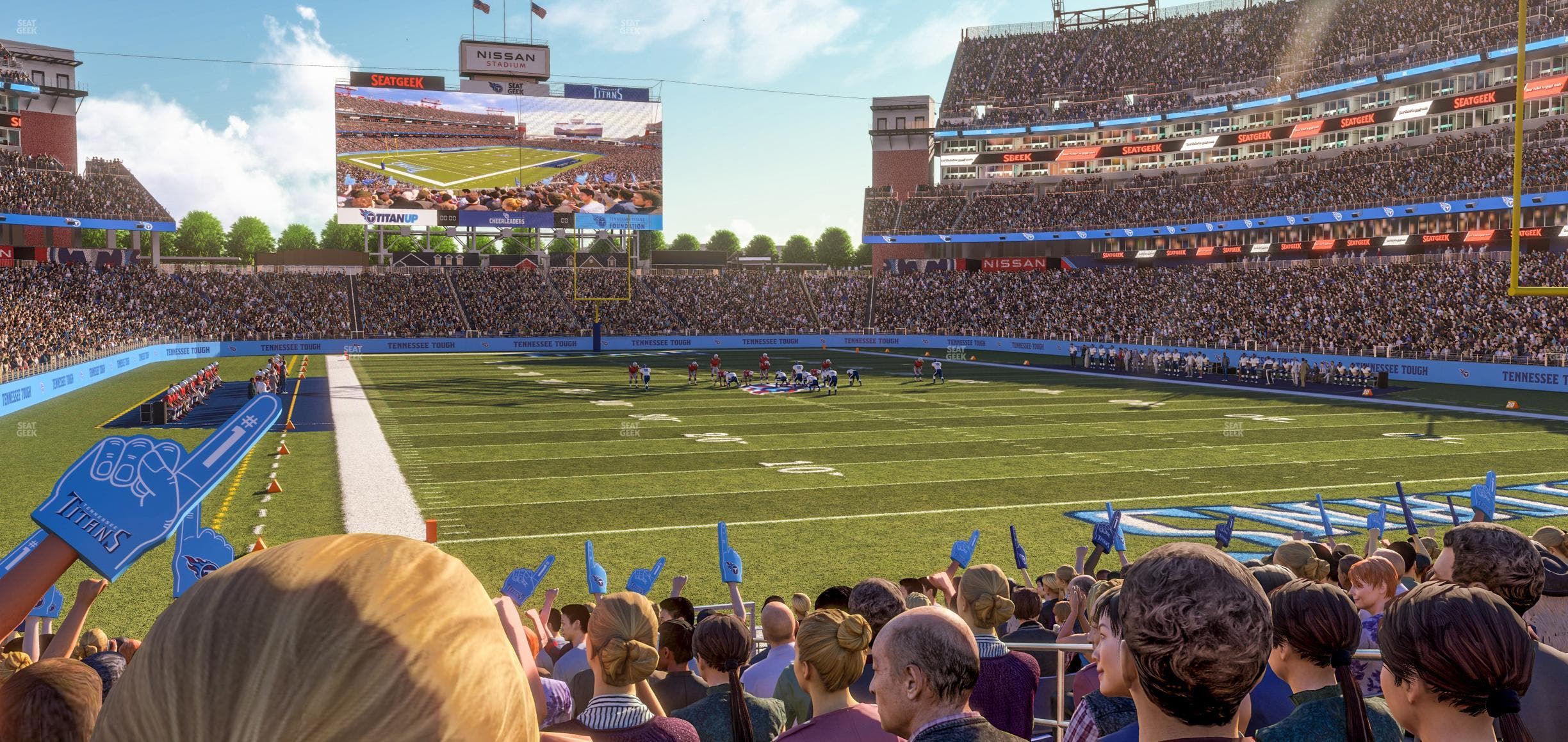 Nissan Stadium - Section 103 Seat View