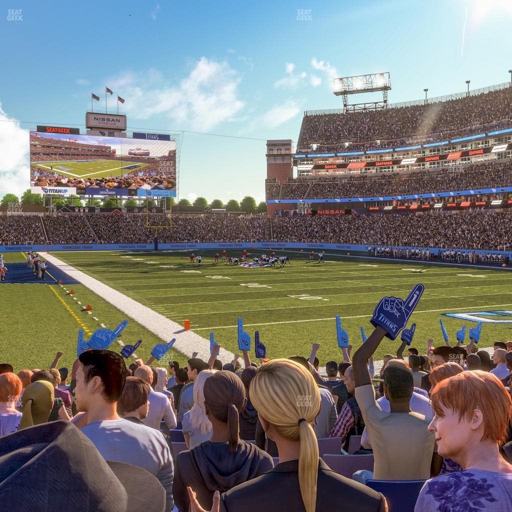 Nissan Stadium - Section 104 Seat View