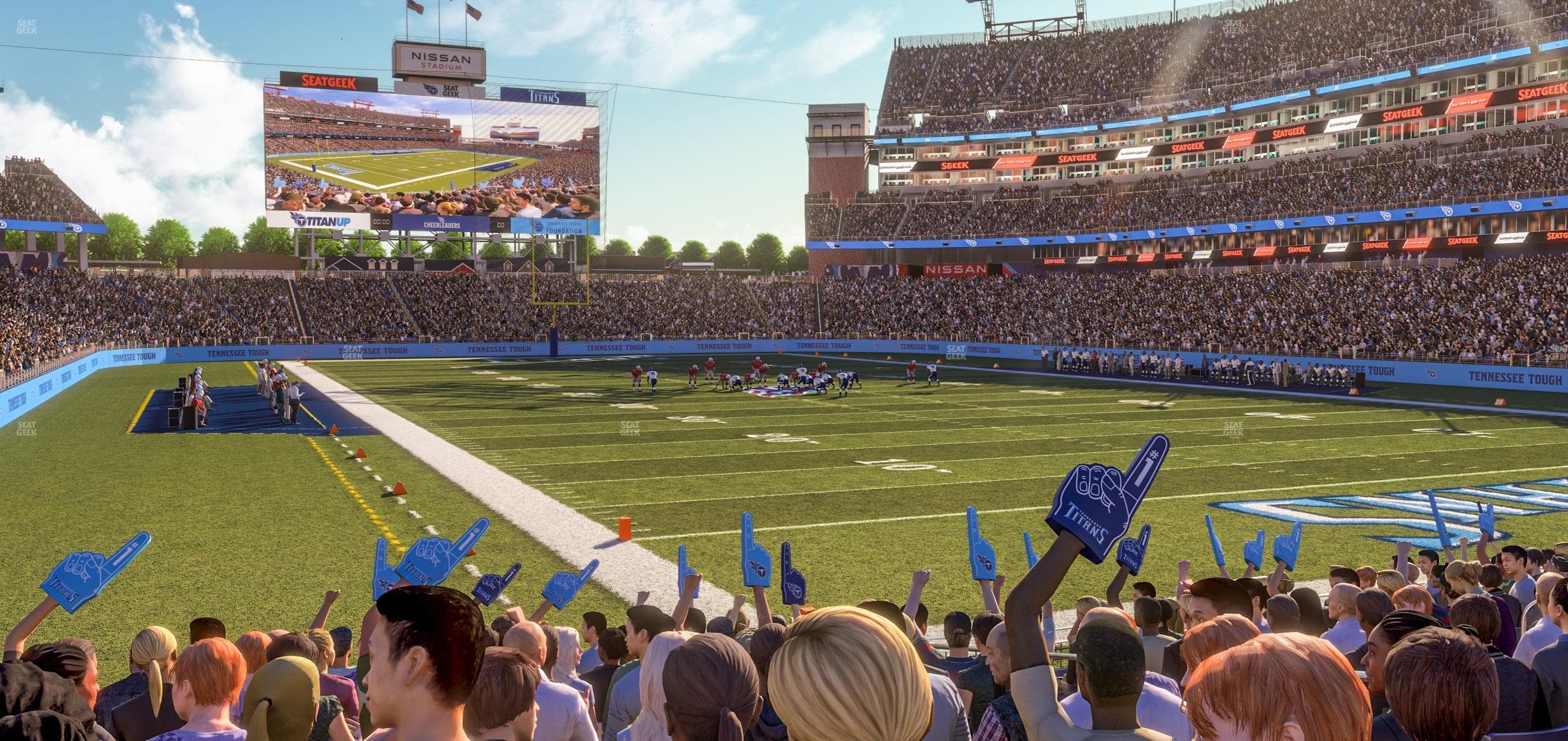 Nissan Stadium - Section 104 Seat View