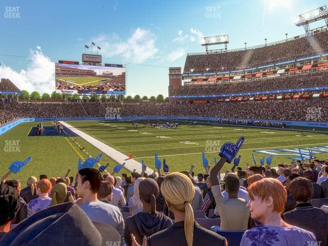 Nissan Stadium - Section 104 Seat View