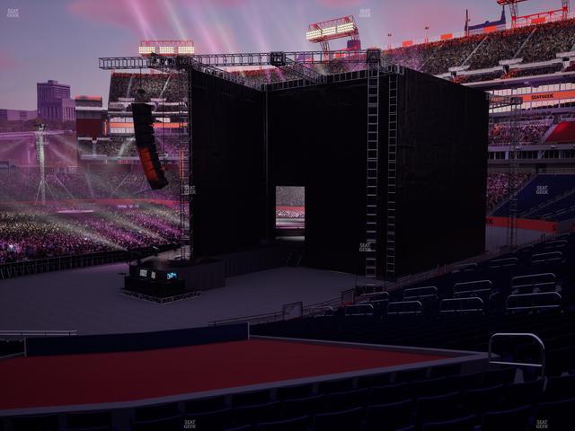 Nissan Stadium - Section 105 Seat View