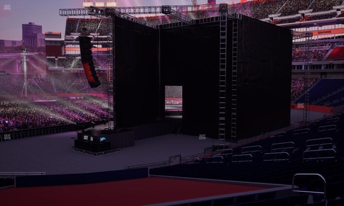 Nissan Stadium - Section 105 Seat View
