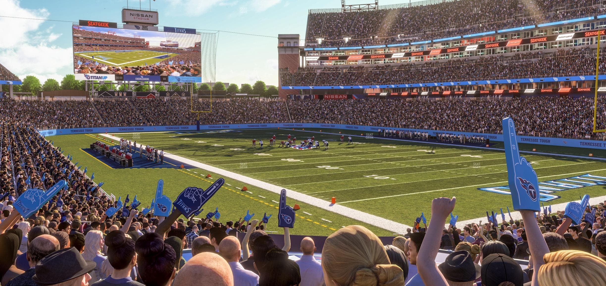 Nissan Stadium - Section 105 Seat View