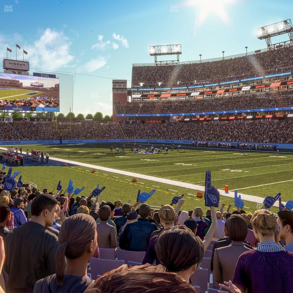 Nissan Stadium - Section 106 Seat View