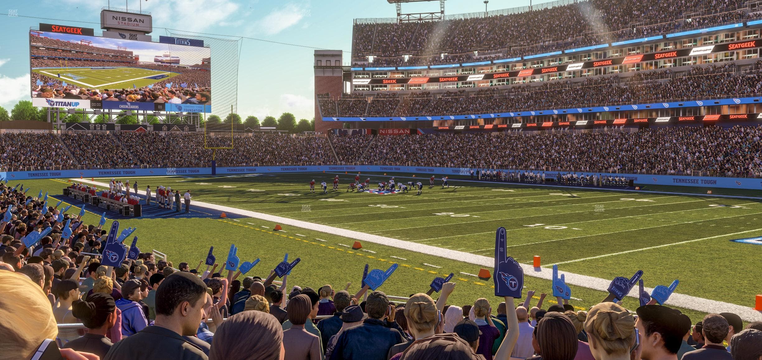 Nissan Stadium - Section 106 Seat View