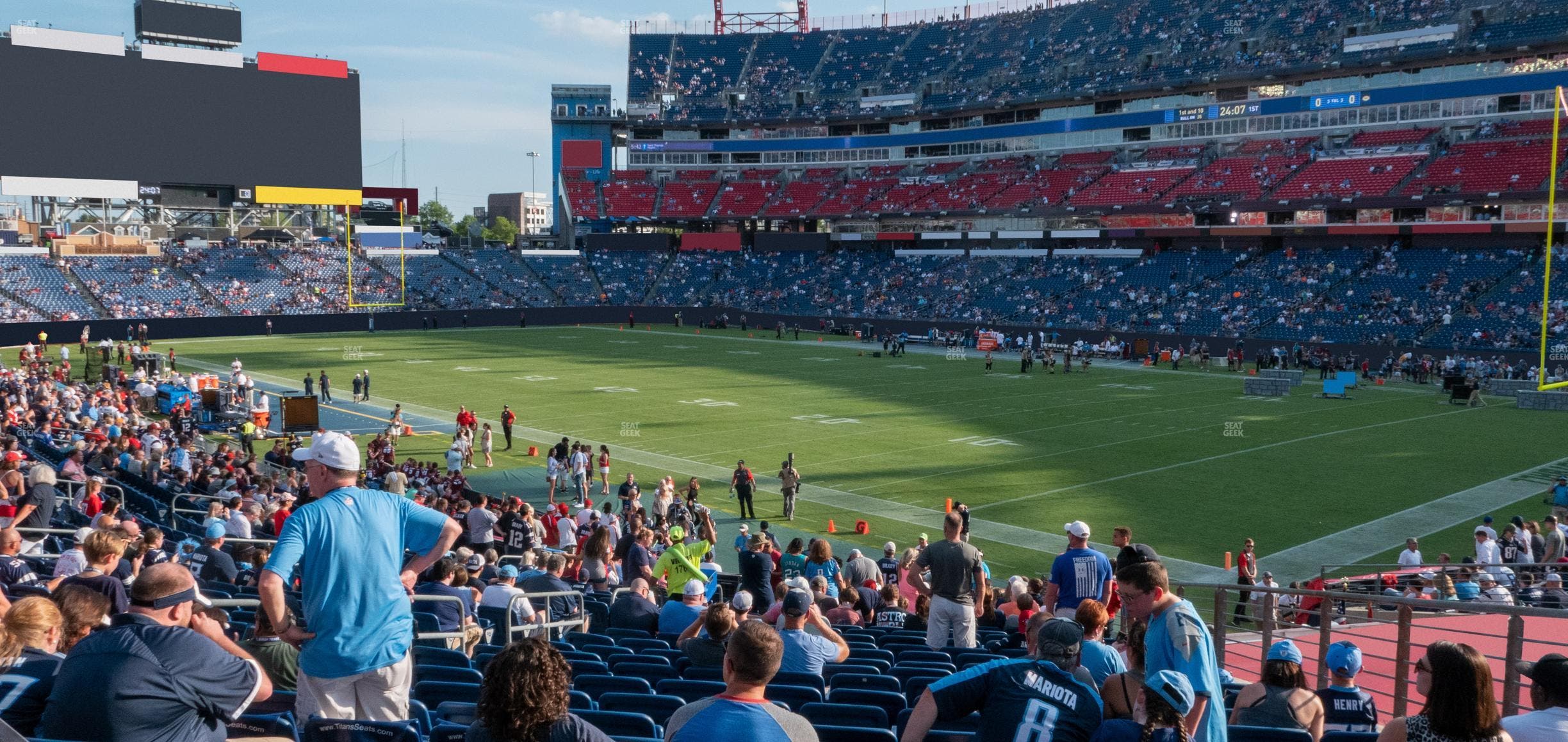 Nissan Stadium - Section 106 Seat View
