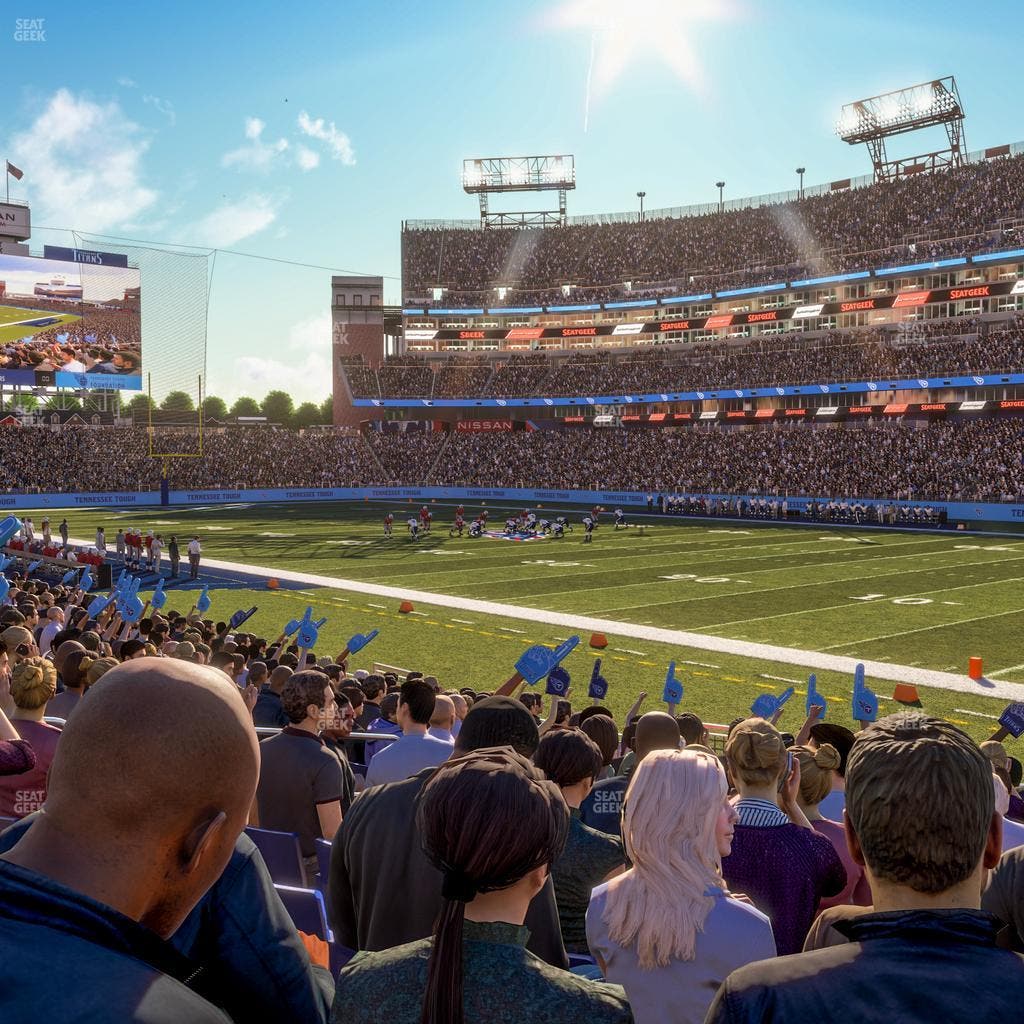 Nissan Stadium - Section 107 Seat View