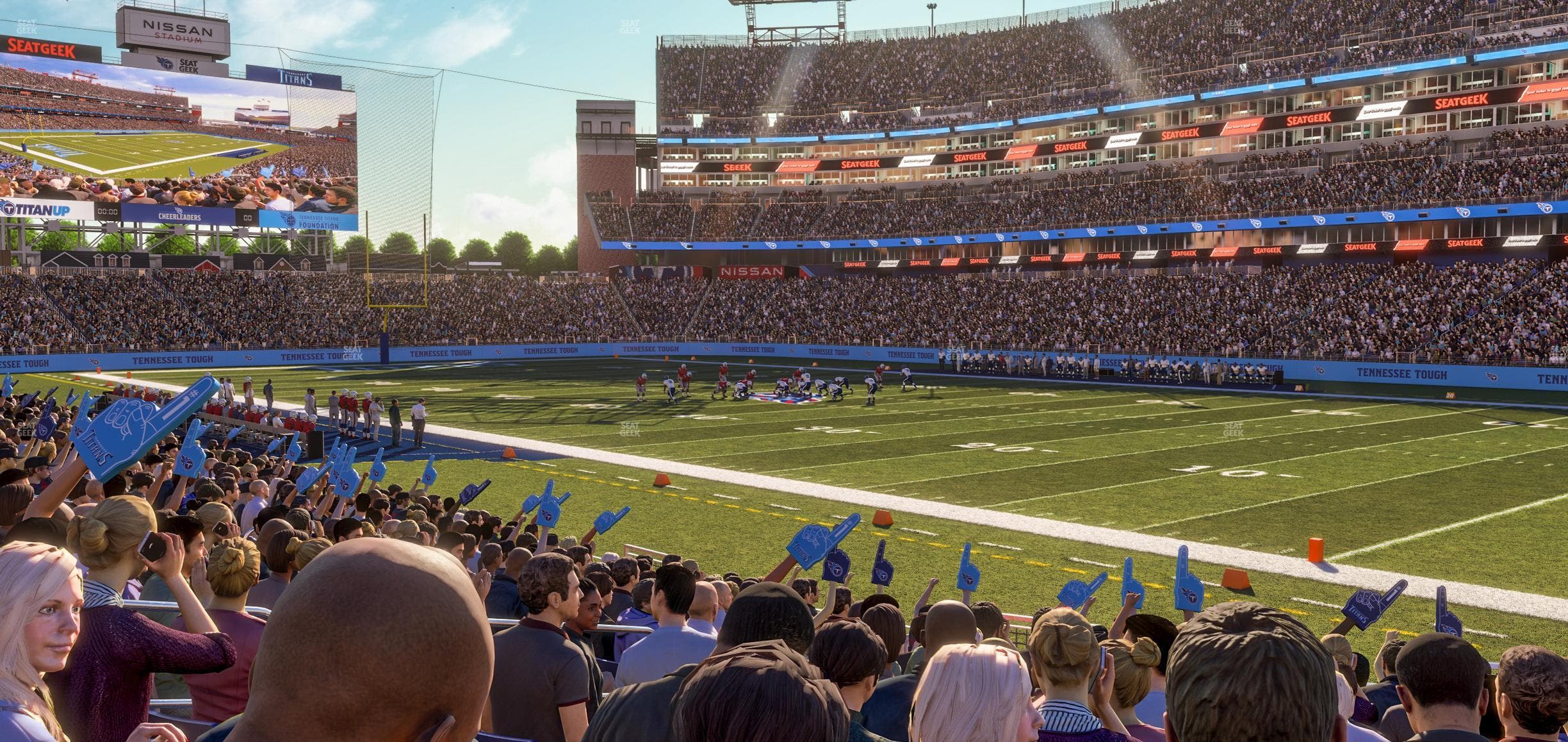 Nissan Stadium - Section 107 Seat View