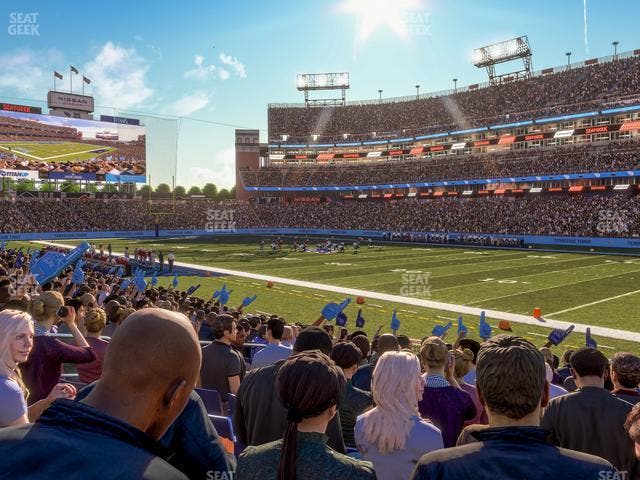 Nissan Stadium - Section 107 Seat View