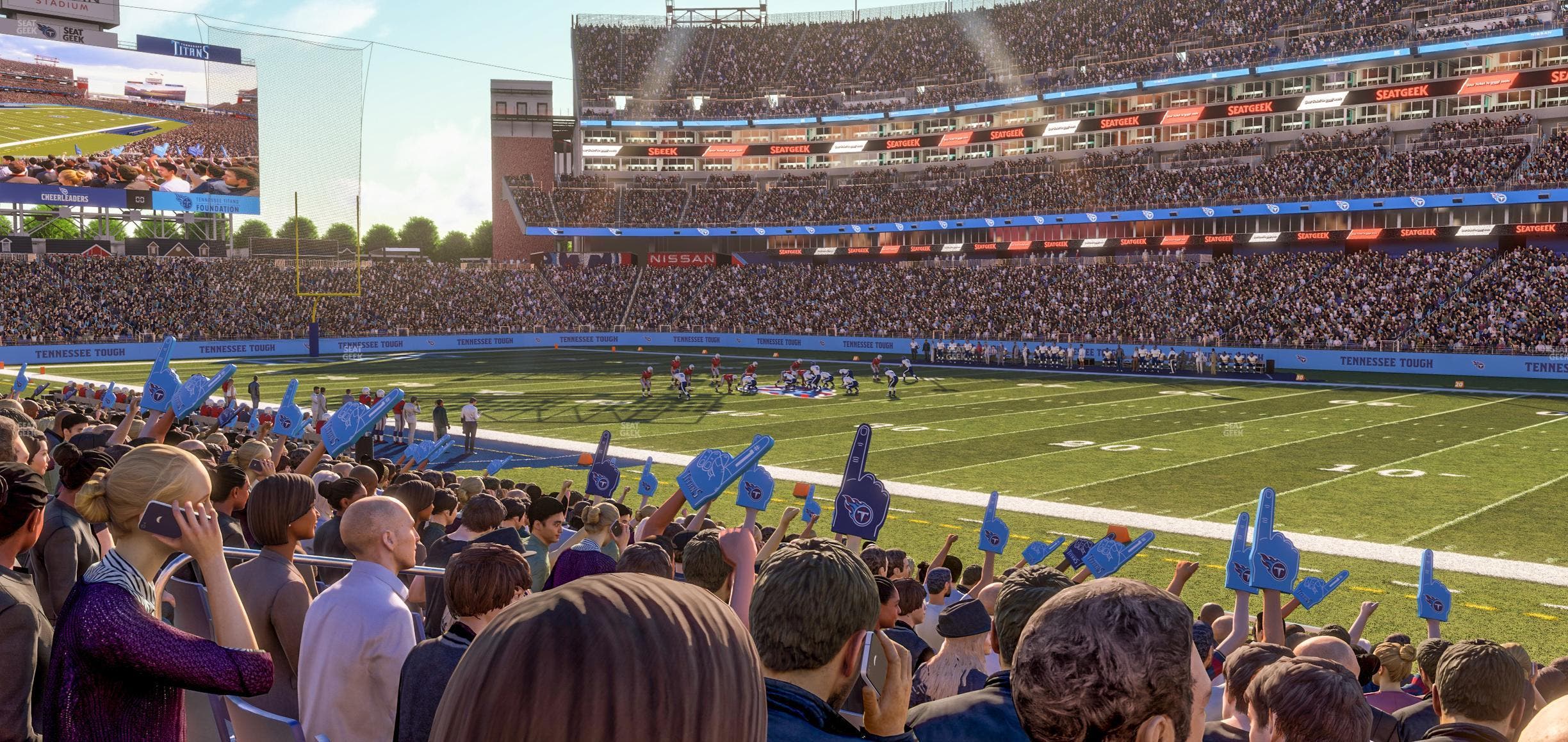 Nissan Stadium - Section 108 Seat View