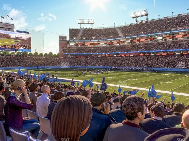 Nissan Stadium - Section 108 Seat View