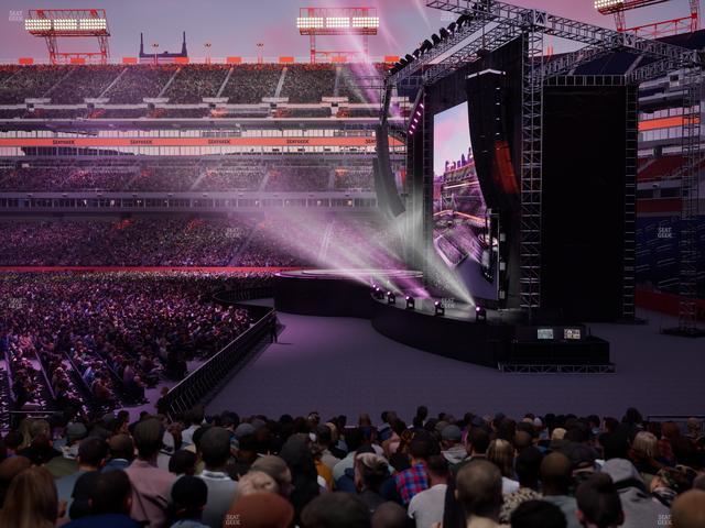 Nissan Stadium - Section 109 Seat View