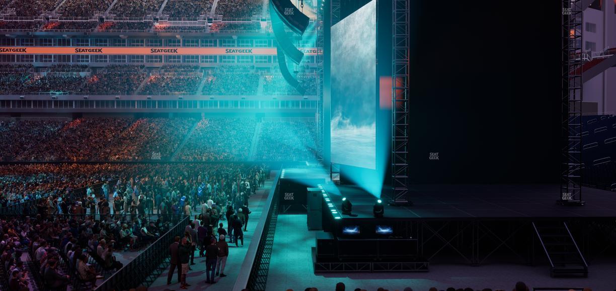 Nissan Stadium - Section 109 Seat View