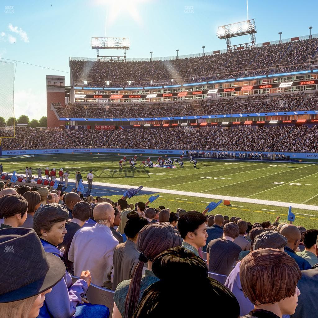 Nissan Stadium - Section 109 Seat View