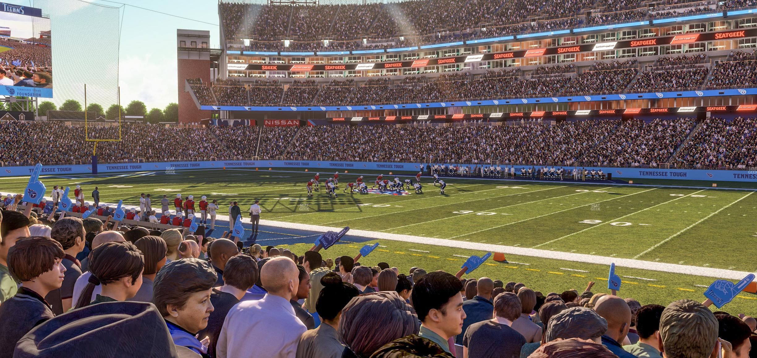 Nissan Stadium - Section 109 Seat View