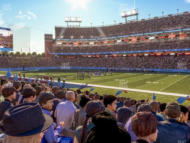 Nissan Stadium - Section 109 Seat View