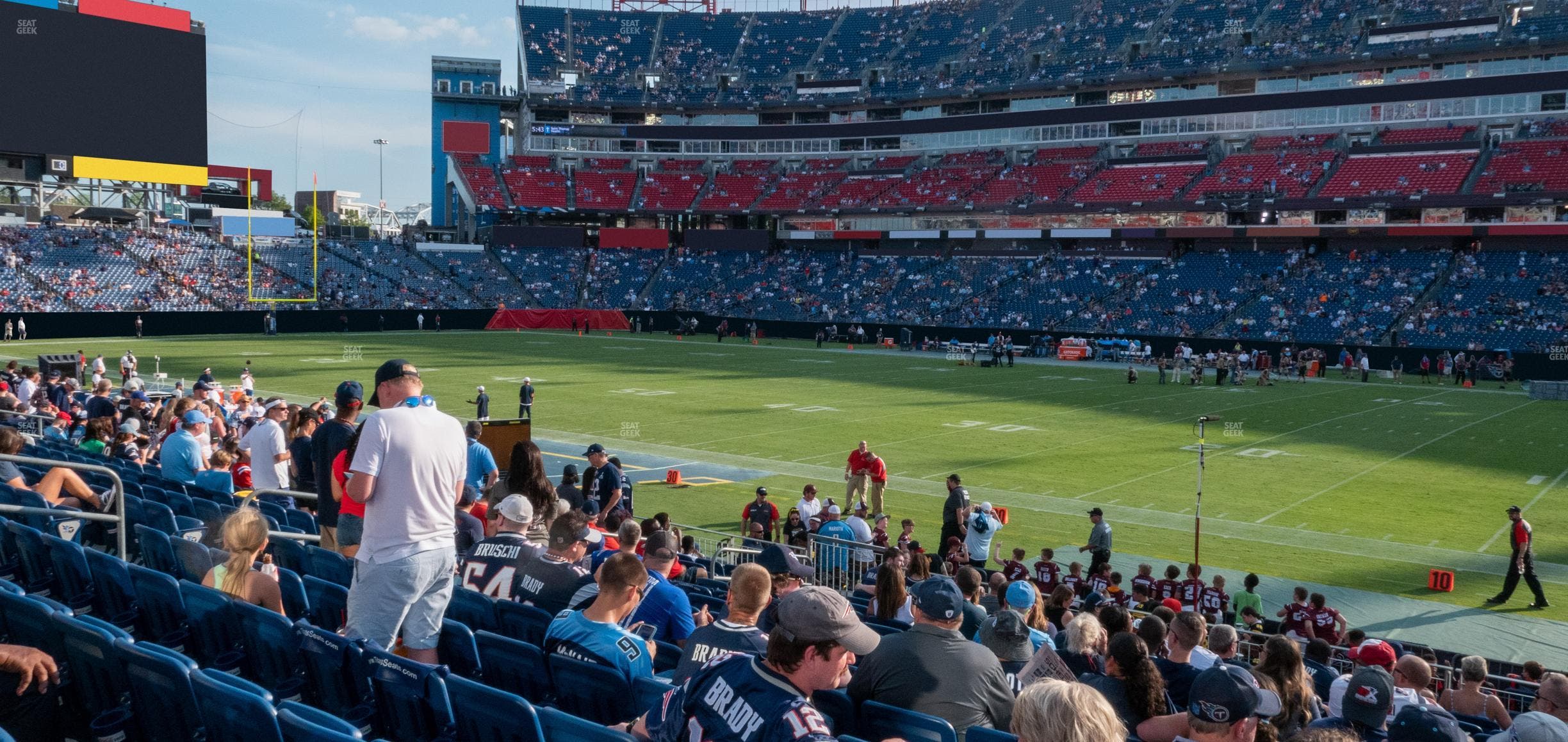 Nissan Stadium - Section 109 Seat View