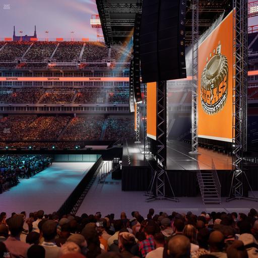 Nissan Stadium - Section 109 Seat View