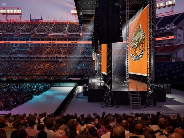 Nissan Stadium - Section 109 Seat View