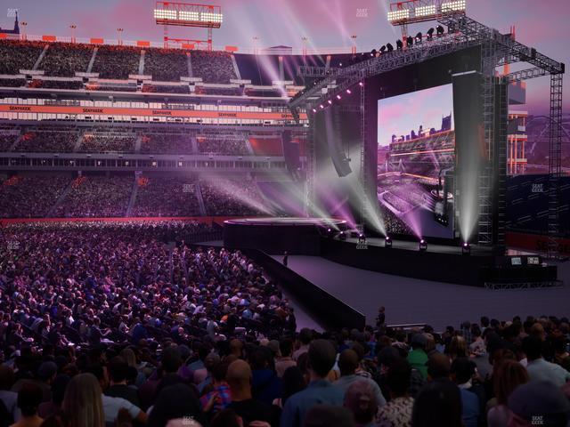 Nissan Stadium - Section 110 Seat View