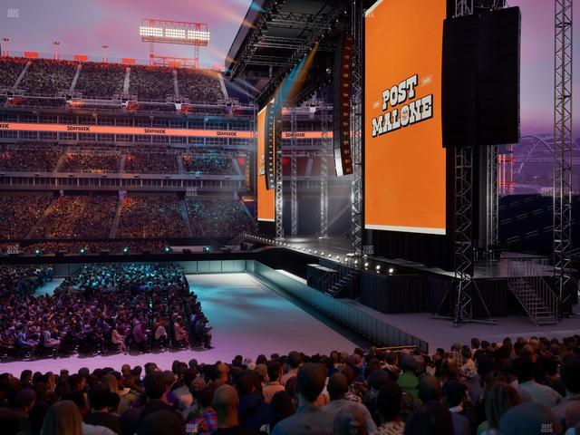 Nissan Stadium - Section 110 Seat View