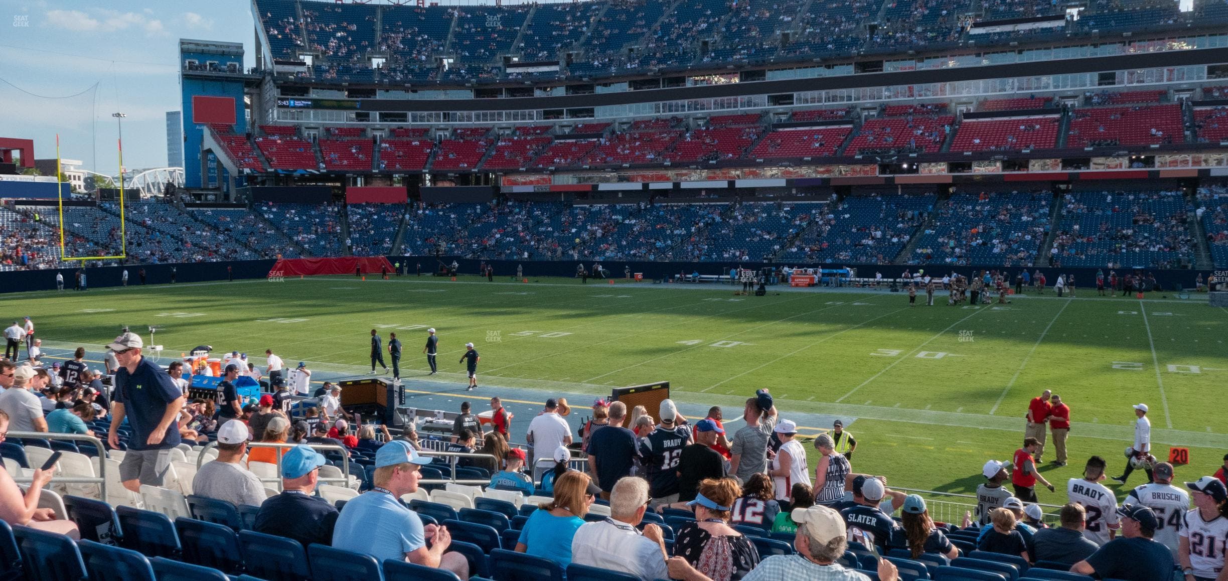Nissan Stadium - Section 110 Seat View