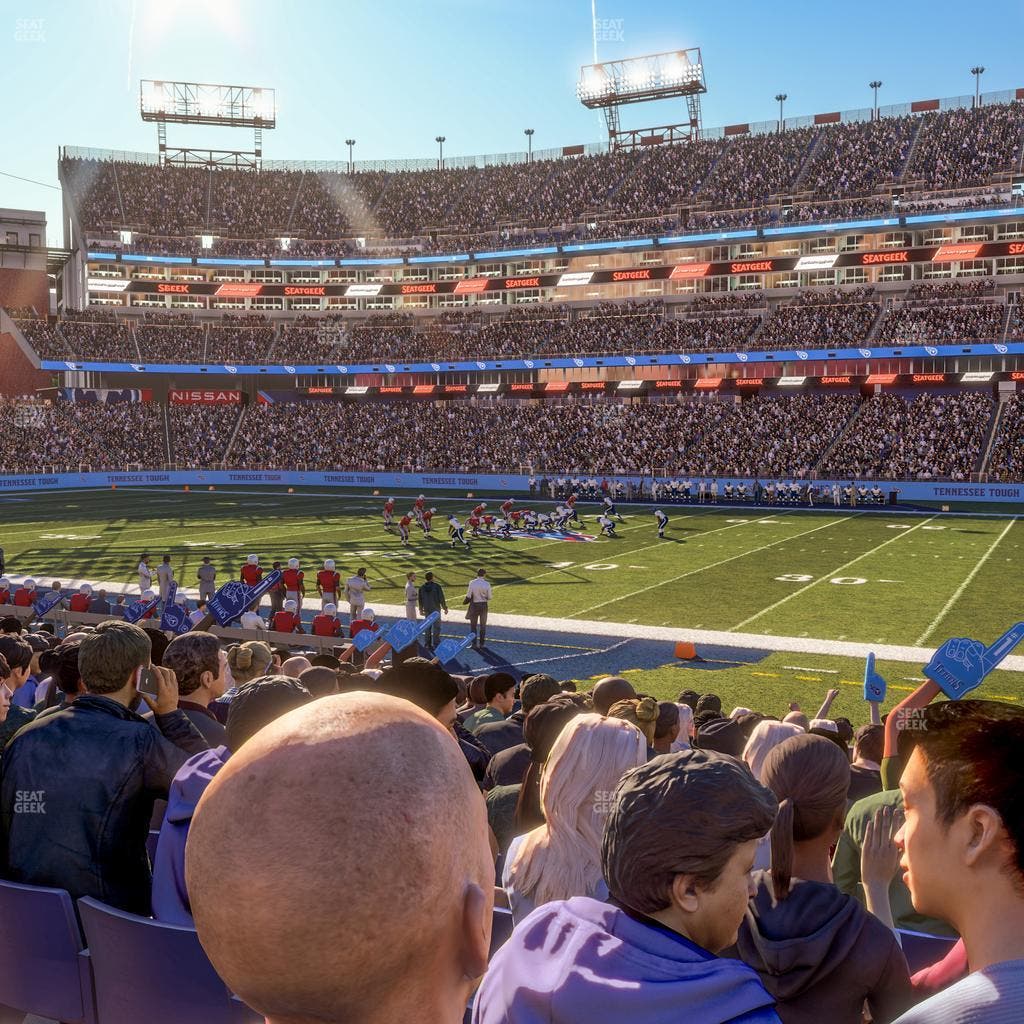 Nissan Stadium - Section 110 Seat View