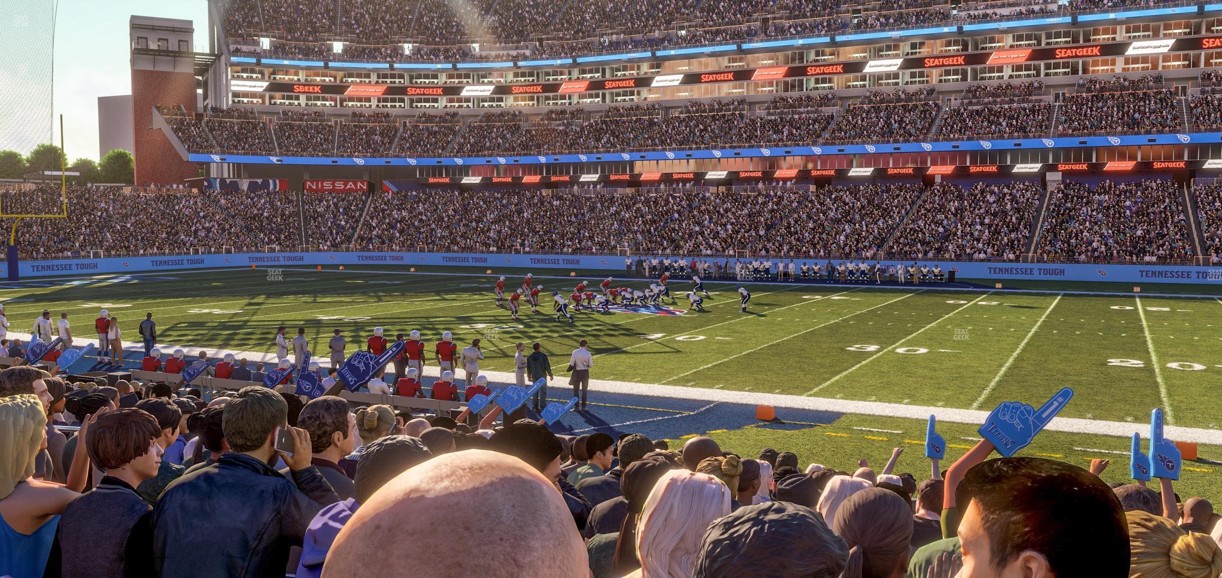Nissan Stadium - Section 110 Seat View
