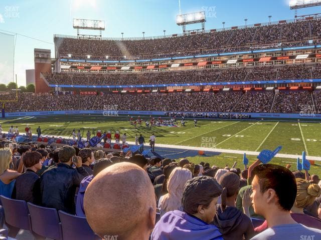 Nissan Stadium - Section 110 Seat View