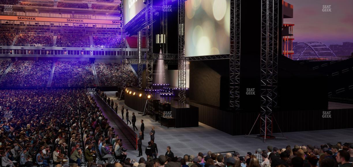 Nissan Stadium - Section 110 Seat View