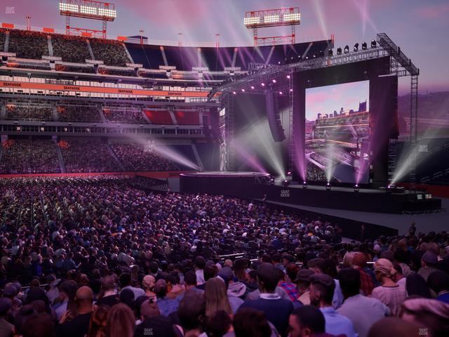 Nissan Stadium - Section 111 Seat View