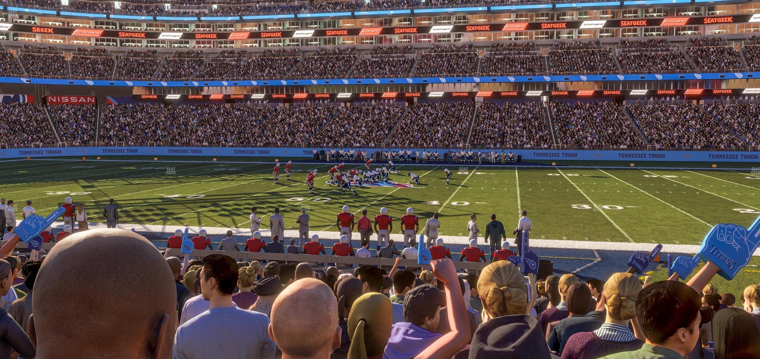Nissan Stadium - Section 111 Seat View