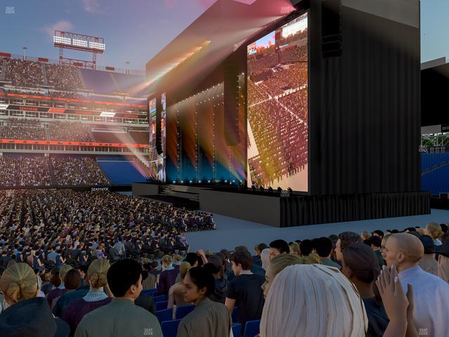 Nissan Stadium - Section 111 Seat View