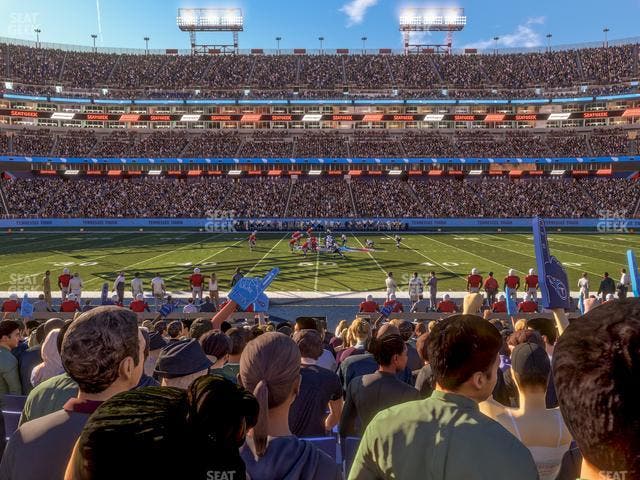Nissan Stadium - Section 112 Seat View