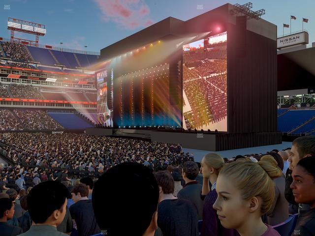 Nissan Stadium - Section 112 Seat View
