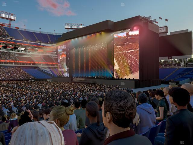 Nissan Stadium - Section 113 Seat View