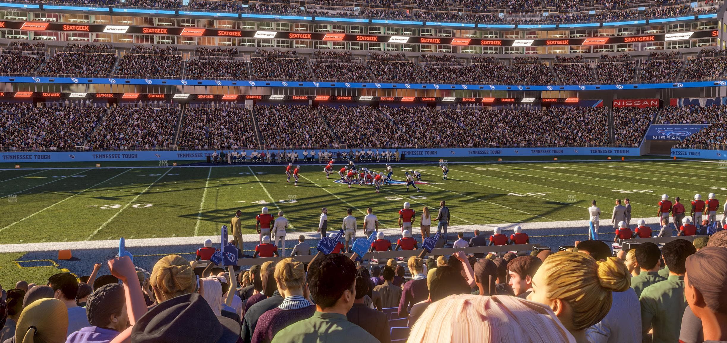 Nissan Stadium - Section 113 Seat View