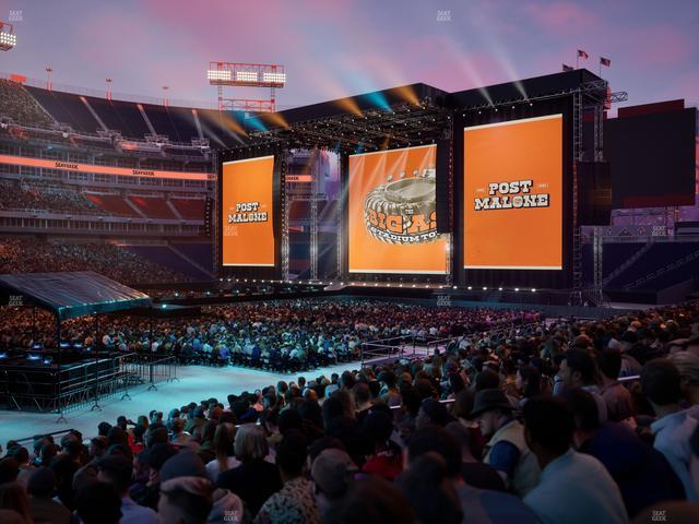 Nissan Stadium - Section 114 Seat View