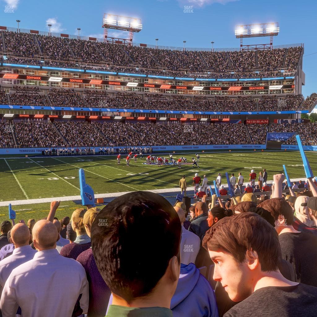 Nissan Stadium - Section 114 Seat View